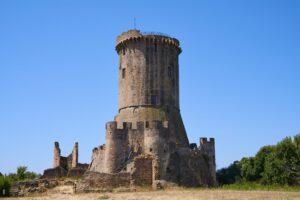 The,Norman,Tower,,Called,Torre,Di,Velia,In,The,Unesco
